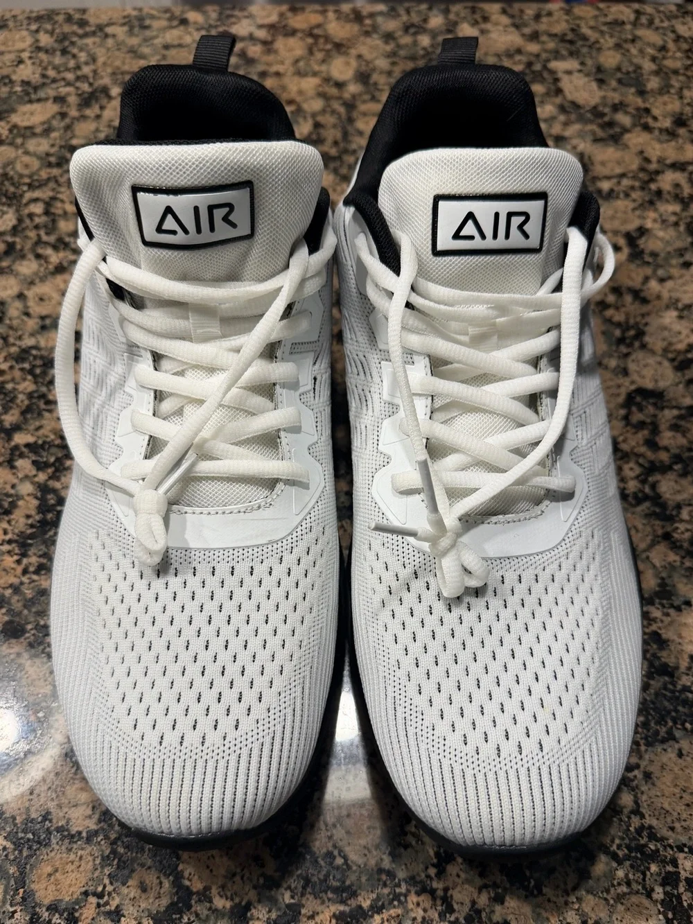 Air Performance Men's Running Shoes - White/Black